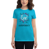 "WHAT IS YOUR SUPERPOWER" Women's short sleeve t-shirt